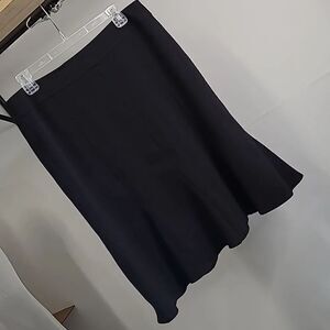 Access sz 10 stretch midi gored hem skirt